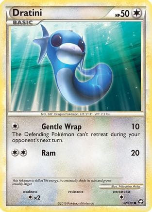 'Pokemon - 'Dratini 062/102  Triumphant - Common