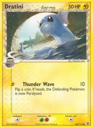 'Pokemon - 'Dratini 066/113  Delta Species - Common