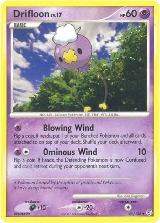 'Pokemon - 'Drifloon 046  Diamond and Pearl - Uncommon
