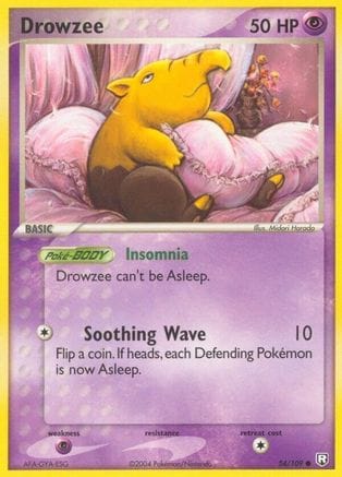 'Pokemon - 'Drowzee 054/109  Team Rocket Returns - Common
