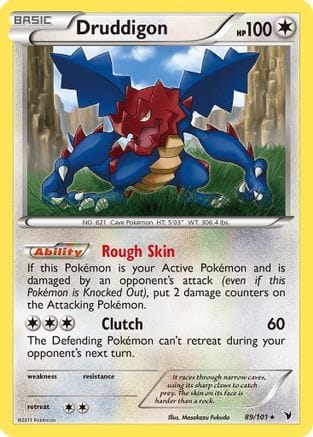'Pokemon - 'Druddigon 089  Noble Victories - Rare