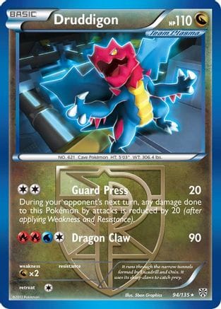 'Pokemon - 'Druddigon (Team Plasma) 094  Plasma Storm - Rare
