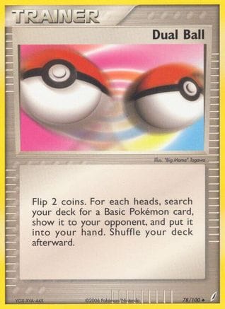 'Pokemon - 'Dual Ball 078/100  Crystal Guardians - Uncommon