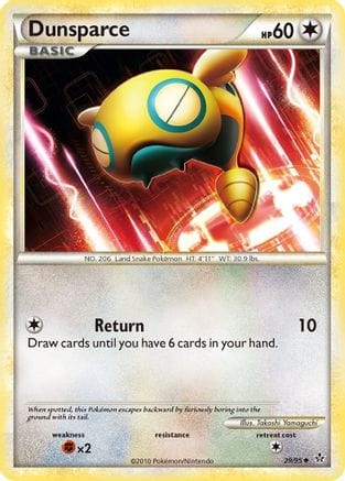 'Pokemon - 'Dunsparce 029  Unleashed - Uncommon