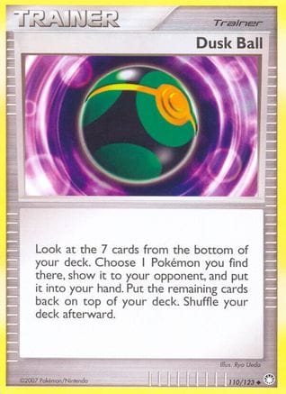 'Pokemon - 'Dusk Ball 110/123  Mysterious Treasures - Uncommon