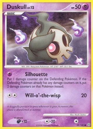 'Pokemon - 'Duskull (59) 059  Stormfront - Common
