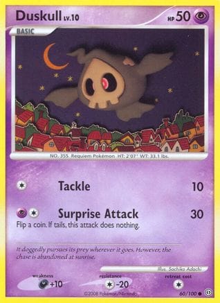 'Pokemon - 'Duskull (60) 060  Stormfront - Common