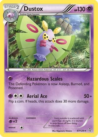 'Pokemon - 'Dustox 047  Dragons Exalted - Rare