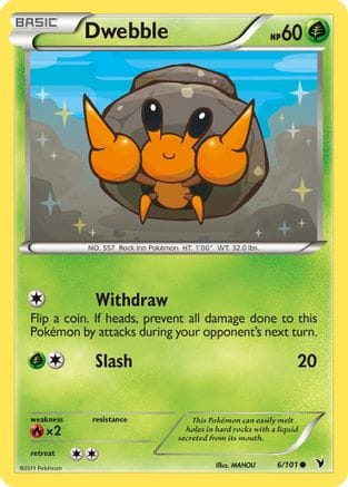 'Pokemon - 'Dwebble 006  Noble Victories - Common