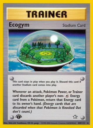 'Pokemon - 'Ecogym 084/111  - Unlimited Neo Genesis - Rare