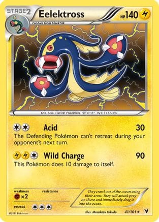 'Pokemon - 'Eelektross 041  - Holofoil Noble Victories - Holo Rare