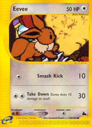'Pokemon - 'Eevee 054/144  Skyridge - Common