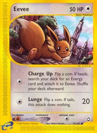 'Pokemon - 'Eevee 075  Aquapolis - Common