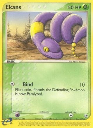 'Pokemon - 'Ekans 064/100  Sandstorm - Common