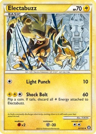 'Pokemon - 'Electabuzz 033/102  Triumphant - Uncommon