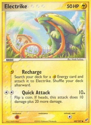'Pokemon - 'Electrike 060/107  Deoxys - Common