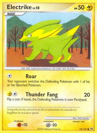 'Pokemon - 'Electrike 074  Platinum - Common
