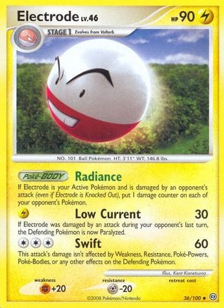 'Pokemon - 'Electrode (36) 036  Stormfront - Uncommon