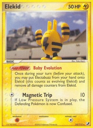 'Pokemon - 'Elekid 023  Unseen Forces - Rare