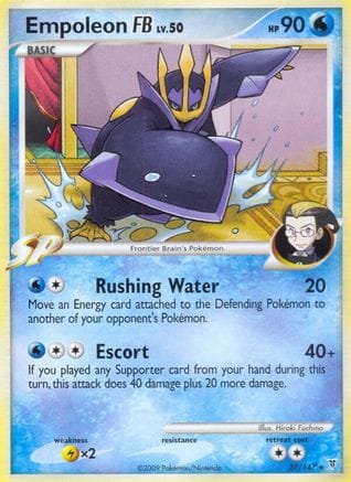 'Pokemon - 'Empoleon FB 027  - Reverse Holofoil Supreme Victors - Rare