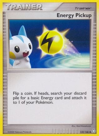 'Pokemon - 'Energy Pickup 132  - Reverse Holofoil Legends Awakened - Uncommon