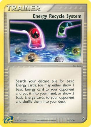 'Pokemon - 'Energy Recycle System 084/97  Dragon - Uncommon