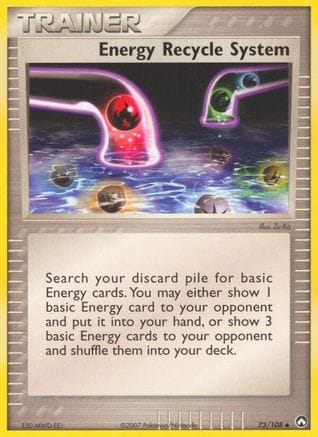 'Pokemon - 'Energy Recycle System 073  Power Keepers - Uncommon