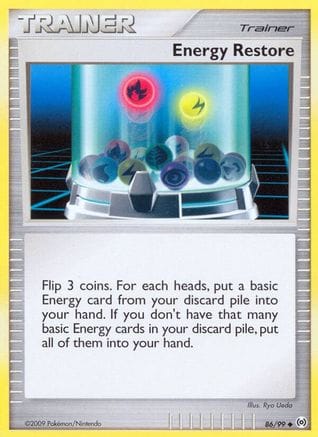 'Pokemon - 'Energy Restore 086  - Reverse Holofoil Arceus - Uncommon