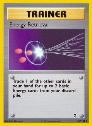 'Pokemon - 'Energy Retrieval 107/110  Legendary Collection - Uncommon