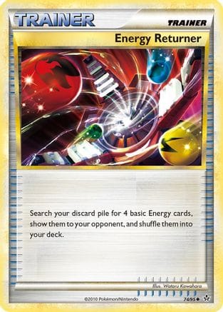 'Pokemon - 'Energy Returner 074  - Reverse Holofoil Unleashed - Uncommon