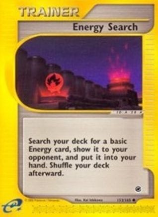 'Pokemon - 'Energy Search 153/165  Expedition - Common