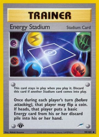 'Pokemon - 'Energy Stadium 099/105  - Unlimited Neo Destiny - Uncommon
