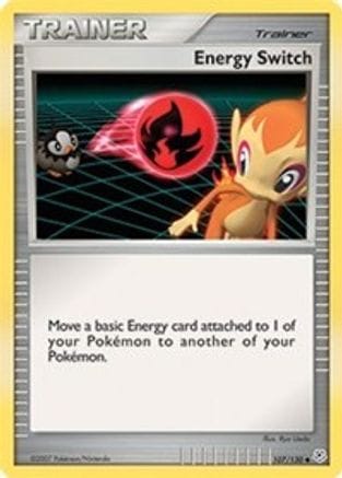 'Pokemon - 'Energy Switch 107/130  Diamond and Pearl - Uncommon