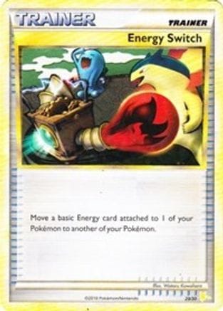 'Pokemon - 'Energy Switch (Raichu) 029  HGSS Trainer Kit Gyarados & Raichu - Common