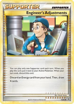 'Pokemon - 'Engineer's Adjustments 075/95  - Reverse Holofoil Unleashed - Uncommon
