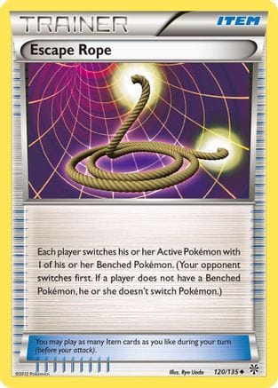 'Pokemon - 'Escape Rope 120/135  Plasma Storm - Uncommon