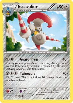 'Pokemon - 'Escavalier 080  Noble Victories - Rare