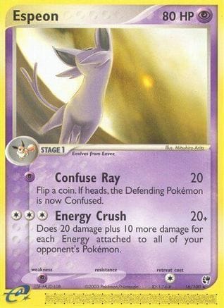 'Pokemon - 'Espeon 016/100  Sandstorm - Rare
