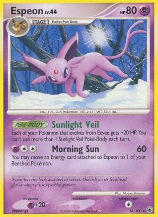 'Pokemon - 'Espeon 018/100  Majestic Dawn - Rare