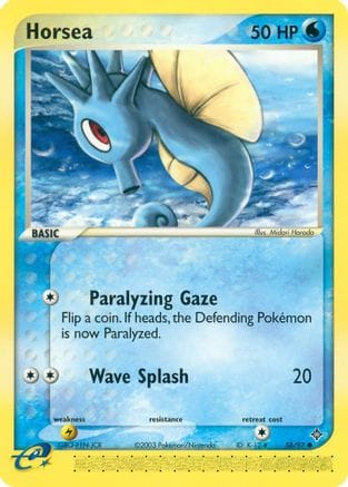 'Pokemon - 'Horsea 058/97  Dragon - Common