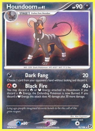 'Pokemon - 'Houndoom 018  Great Encounters - Rare