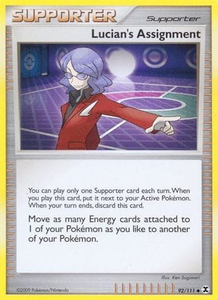 'Pokemon - 'Lucian's Assignment 092  Rising Rivals - Uncommon