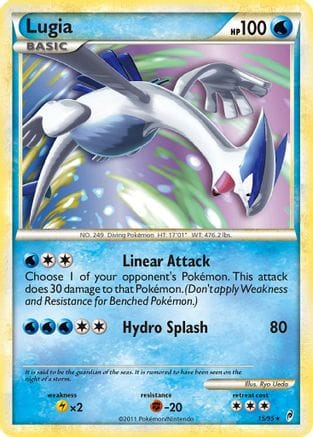 'Pokemon - 'Lugia 015  - Reverse Holofoil Call of Legends - Holo Rare