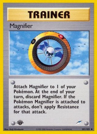 'Pokemon - 'Magnifier 101/105  - Unlimited Neo Destiny - Uncommon