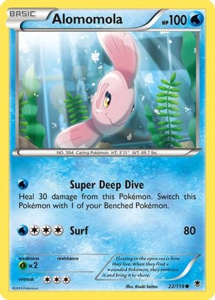 'Pokemon - 'Alomomola 022  XY  Phantom Forces - Common