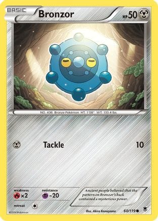 'Pokemon - 'Bronzor 060/119  XY  Phantom Forces - Common
