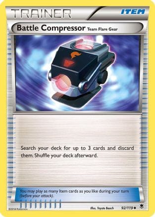 'Pokemon - 'Battle Compressor 092/119  XY  Phantom Forces - Uncommon