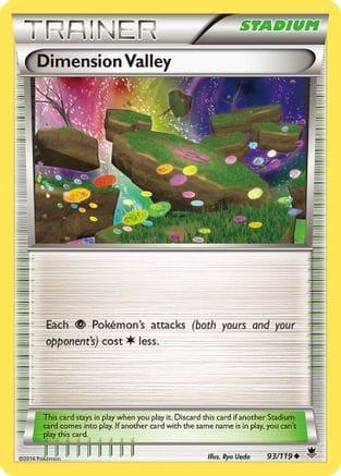 'Pokemon - 'Dimension Valley 093/119  - Reverse Holofoil XY  Phantom Forces - Uncommon