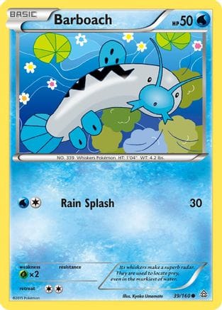'Pokemon - 'Barboach 039  - Reverse Holofoil XY  Primal Clash - Common