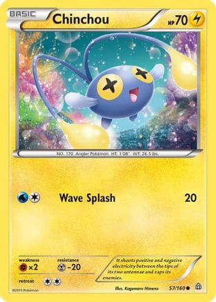 'Pokemon - 'Chinchou 057  XY  Primal Clash - Common